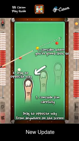 Game screenshot BB Carom Billiard apk