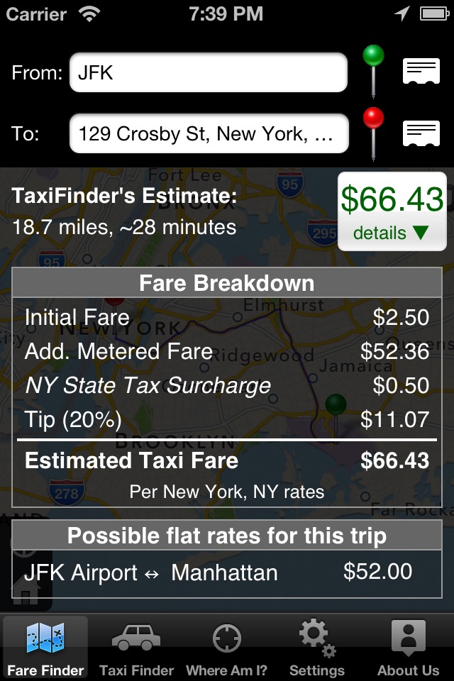 TaxiFinder by TaxiFareFinder screenshot 2
