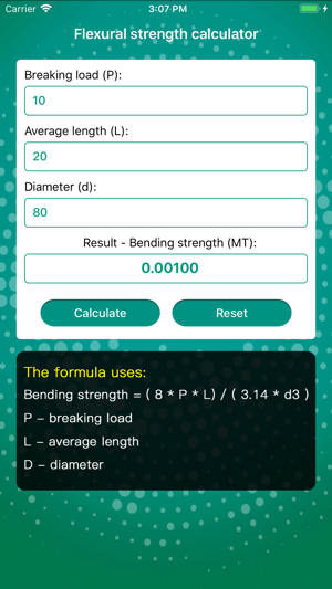 Flexural strength calculator(圖3)-速報App