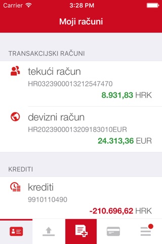 HPB mobilno bankarstvo screenshot 4