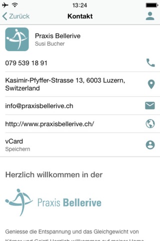 Praxis Bellerive screenshot 2
