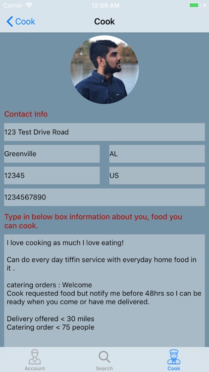 Cook for me