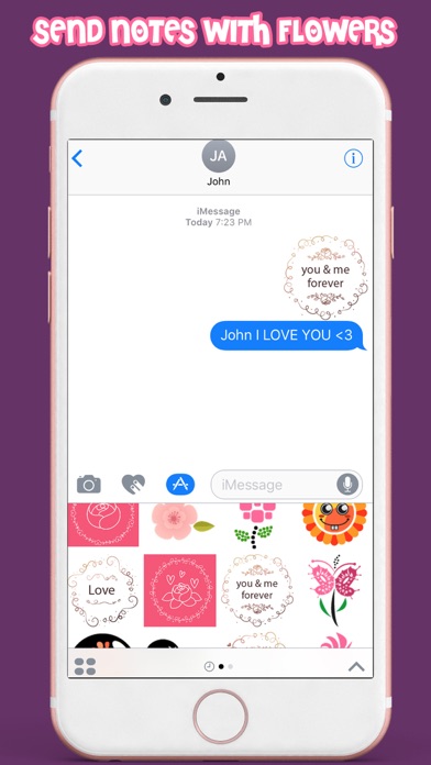 FLOWERMOJI - Flower Stickers screenshot 2