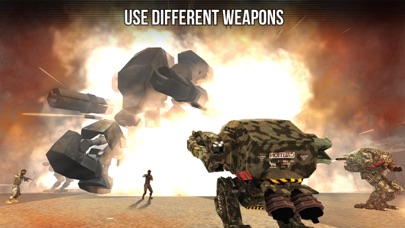 Warrior Robots 3D: Iron combat screenshot 2