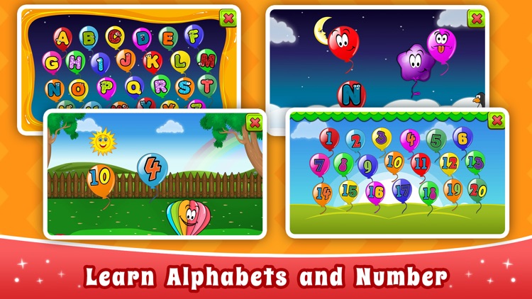 Kids Balloon Pop Learning Game