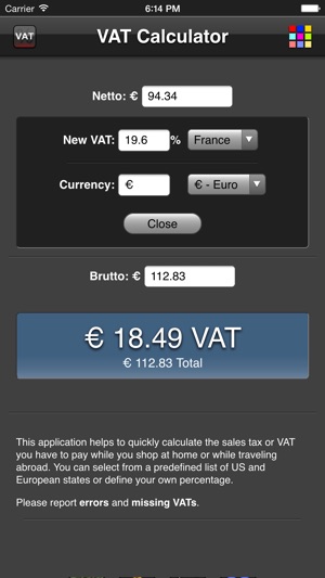 VAT Calculator(圖3)-速報App