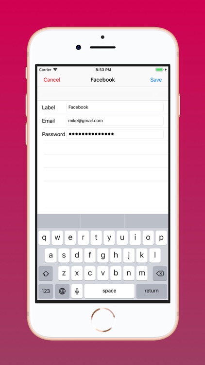 Passboard: Password Keyboard