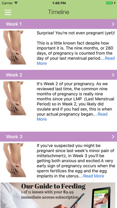 Your Pregnancy by Week screenshot 3