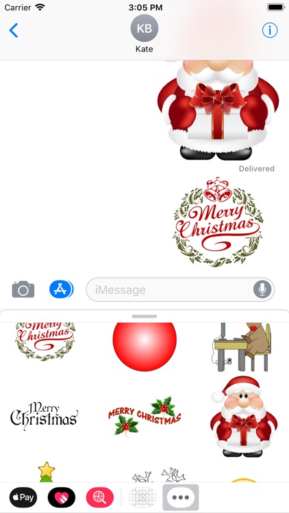 Amazing Santa Stickers