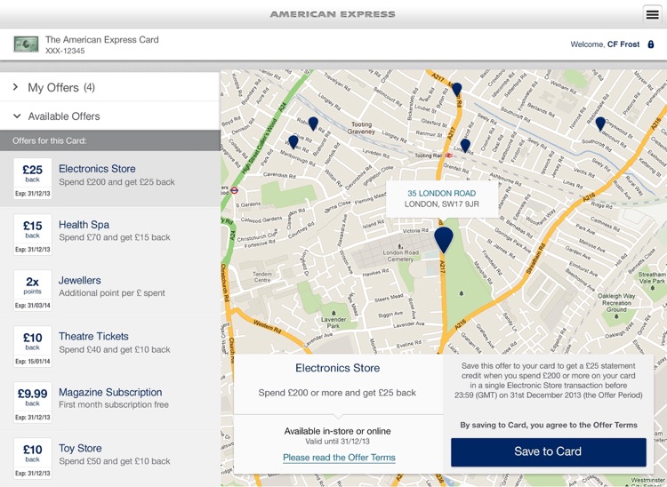 Amex UK for iPad®