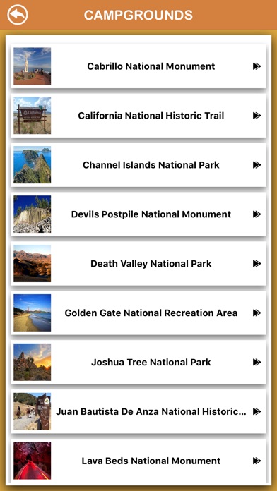 California National Parks screenshot 3