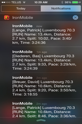 IronMobile - Ironman Tracker screenshot 2