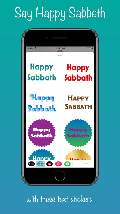 Happy Sabbath Stickers screenshot 3