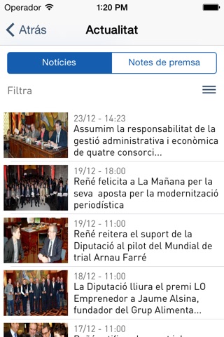 Diputació de Lleida screenshot 2