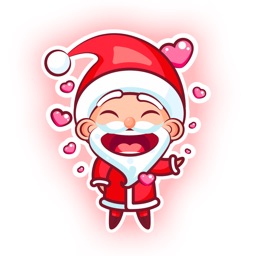 Cute Santa Stickers