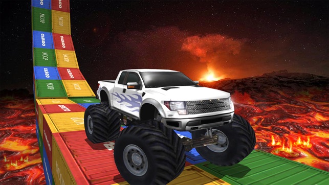 Monster Truck Stunts on Lava: Real Racing(圖3)-速報App