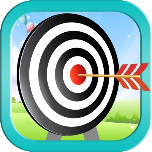 Bow and Arrow Archery Shooting Target Game Icon