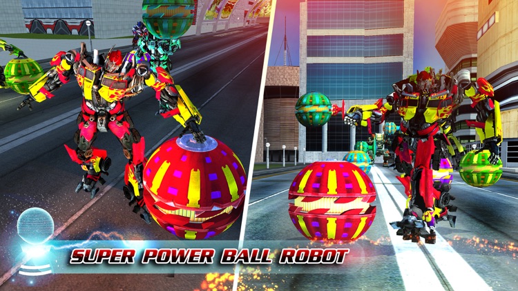 Transforming Robot Ball War screenshot-4