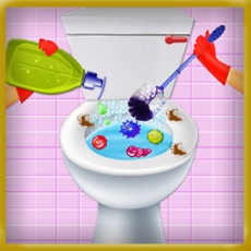 Activities of Washroom Repair Cleaning Game