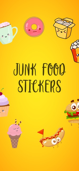 Junk Food Stickers!(圖1)-速報App