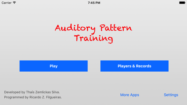 Auditory Pattern Training