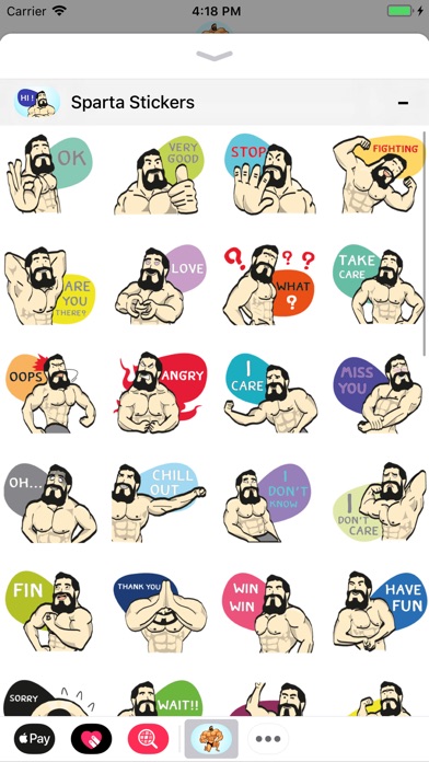 Fitness Man Stickers screenshot 3