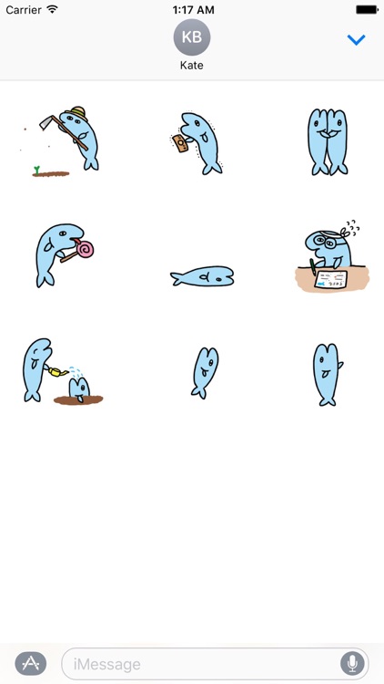 A Weird Fish Animated Stickers