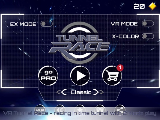 VR Tunnel Race: virtual reality time tunnel racing screenshot