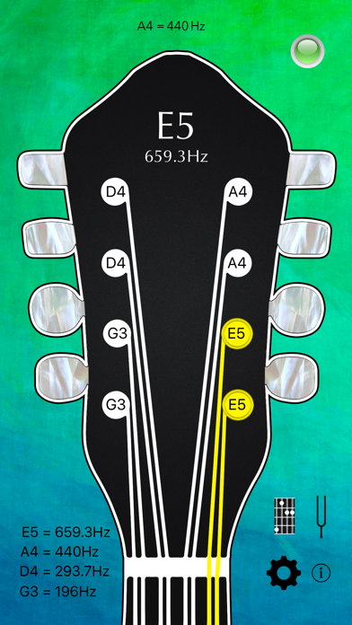 Mandolin Tuner Pro - Tune your mandolin with precision and ease! Screenshot 1