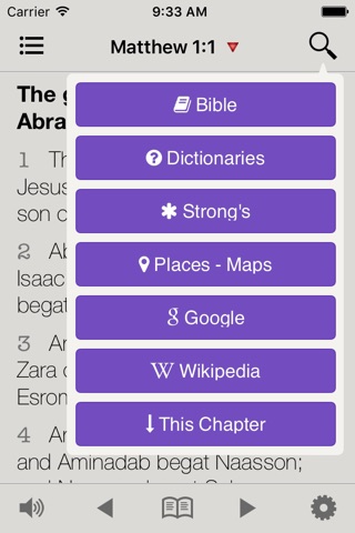 KJV Deluxe King James Bible screenshot 2