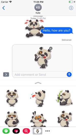 Panda - Stickers for iMessage.(圖1)-速報App