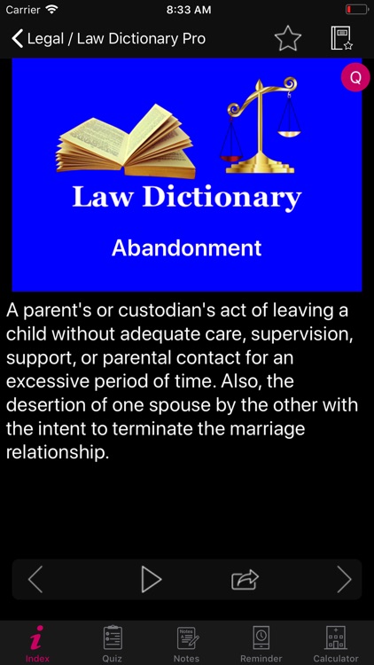 Legal / Law Dictionary Pro screenshot-2