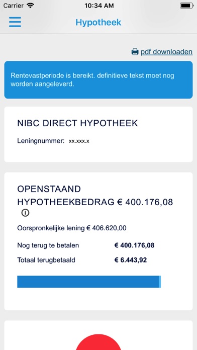 NIBC Hypotheken screenshot 2