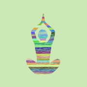 Yoga Stickers - Namaste