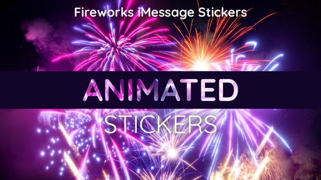 Animated Fireworks Stickers IM(圖1)-速報App