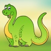 Dinosaur scratch & color game for kids & toddlers