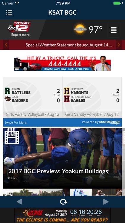 KSAT12 Big Game Coverage
