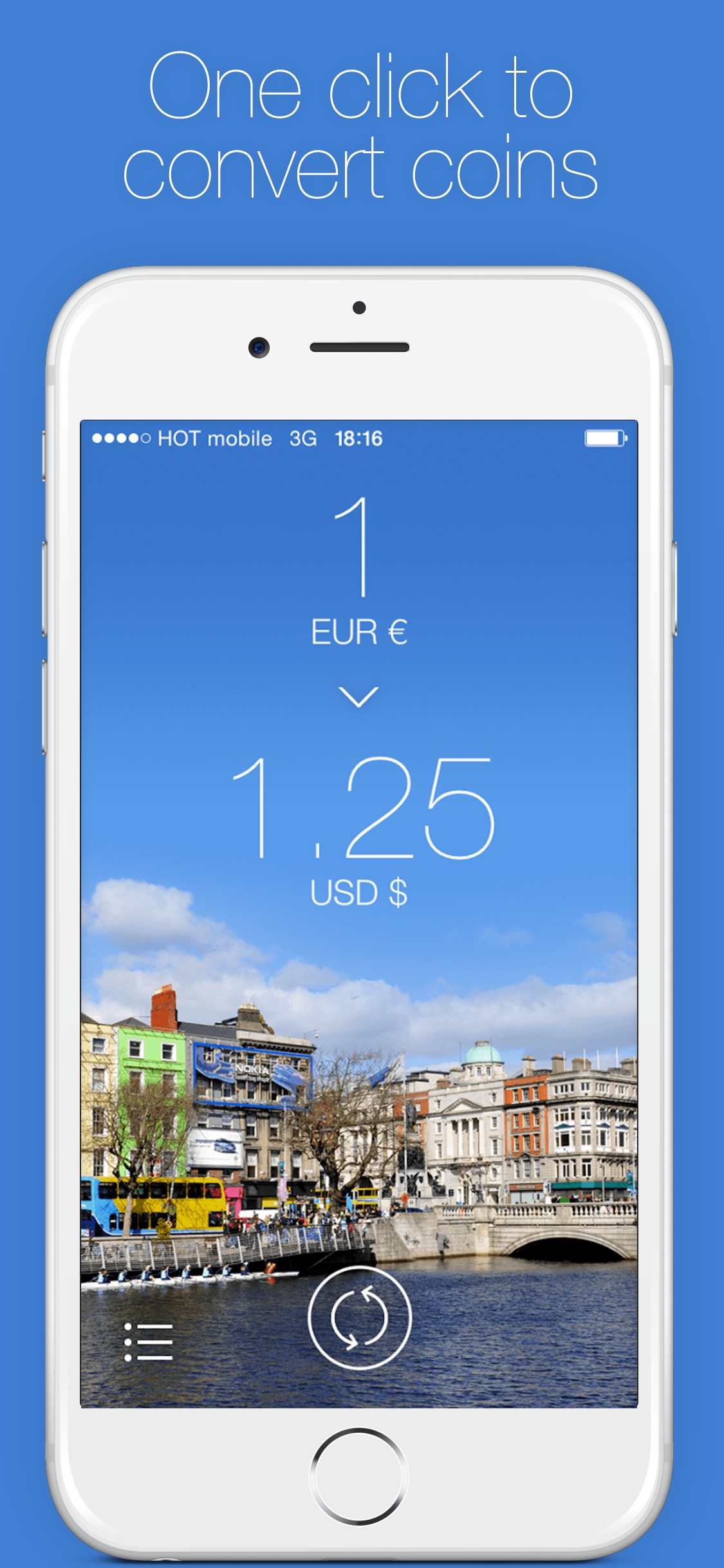Screenshot do app Change - Currency Converter