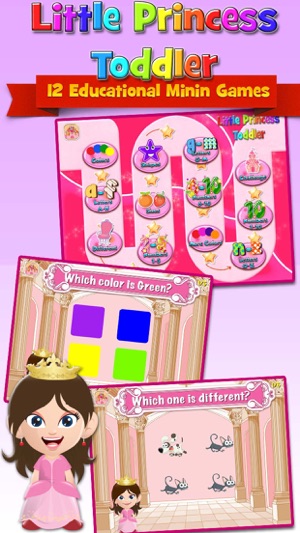 Princess Toddler School Royal Games for Kids(圖1)-速報App