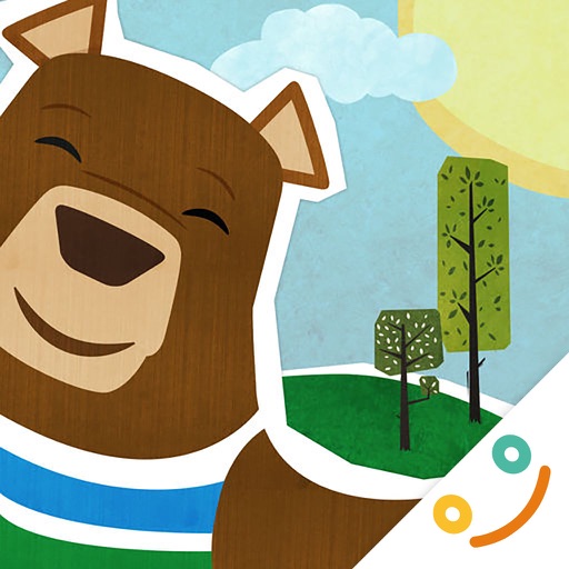 Mr. Bear fun forrest kids game icon