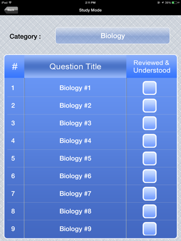Praxis II Biology Exam Prep screenshot 2