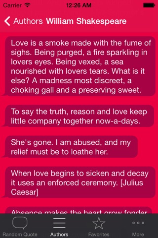 Famous Love Quotes + screenshot 3