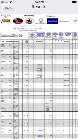 Core Pricing by Car-Part.com(圖3)-速報App