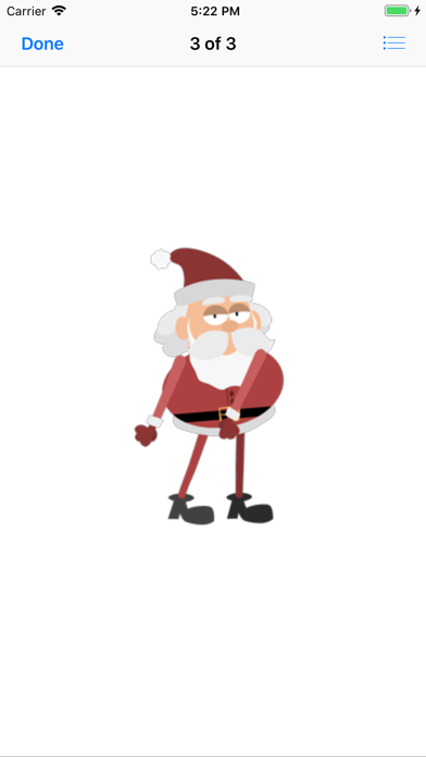 Happy Santa Animated Sticker screenshot 3