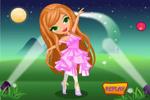 Ballet Dancer -- Dress Up Game screenshot 4