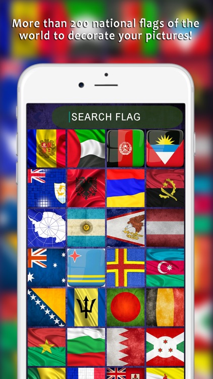 Flag on Face Photo Editor