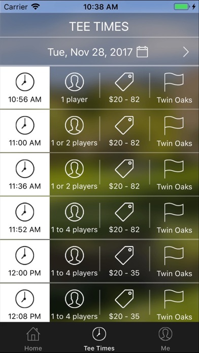 Twin Oaks Golf Tee Times screenshot 3