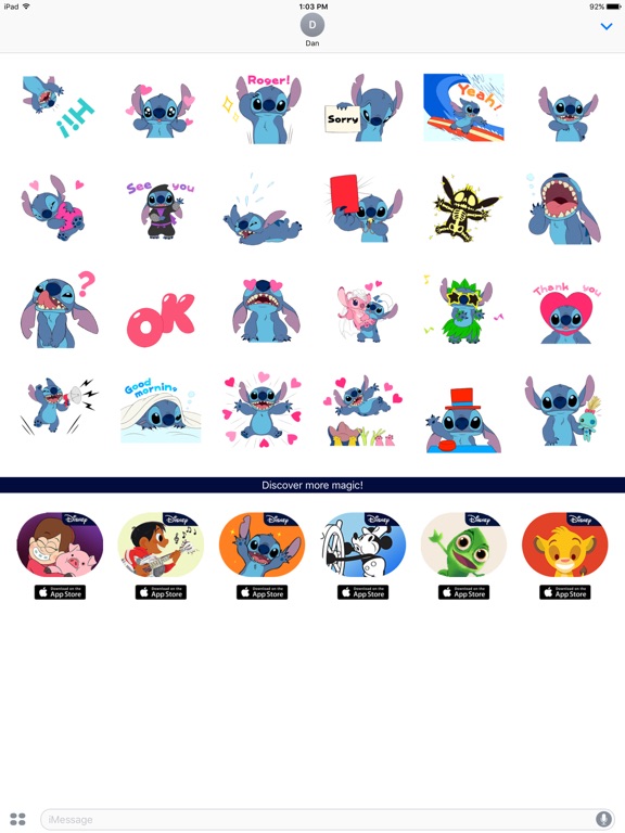 Disney Stickers: Stitch Pack 2 screenshot 9