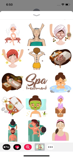 Wellness Spa Massage Stickers(圖3)-速報App