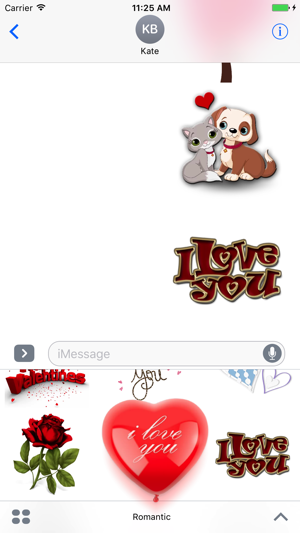 Romantic Emoticons(圖1)-速報App